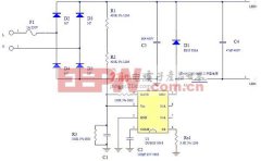 无电解电容的3.3UF 400V3W非断绝球泡灯方案