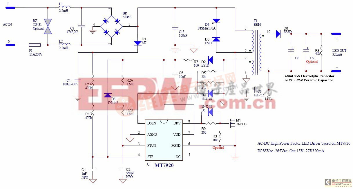 基于MT7920的断绝LED驱动方案