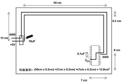 PCB布线设计－仿照100UF 25V和数字布线的异同