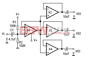 LM324四运放贴片铝电解电容的应用