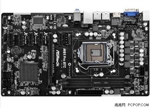 机能表示超不变 华擎H61 Pro BTC热卖 