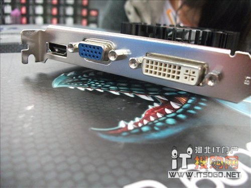 接口方面，镭风 HD6570 战甲蜥 HM1024M D3 回收了DVI+VGA+HDMI的主流接口组合，岂论对付游戏玩家照旧喜欢看视频的伴侣们来说都是很不错的。